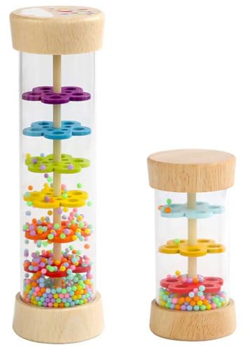Puleuroy Regenmacher-Stabrohr, Regenmacher-Stabrohr, Spielzeug für Kinder, Regenrohr, Rasselrohr, Regenstab-Shaker, Musik, Sensorisches Hörinstrument, Spielzeug