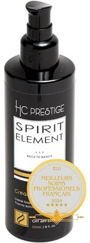 HC Prestige Crème Thermo Lissante Oh My Sleek – Protection Chaleur & Anti-Frisottis – Kératine Végétale, Collagène Marin, Argan – Vegan, Sans Silicone – Cheveux Secs ou Bouclés – 230ml