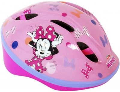 Casco de bicicleta para niña Volere Disney Minnie homologado tamaño ajustable 52/56 cm