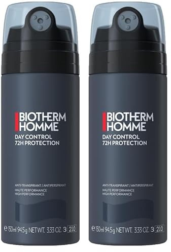 Biotherm Homme Day Control 72H Extreme Protection Deospray, erfrischendes Deospray gegen Schweiß, Deo für Männer mit beruhigenden Inhaltsstoffen, für eine gepflegte und belebte Achselpartie, 150 ml