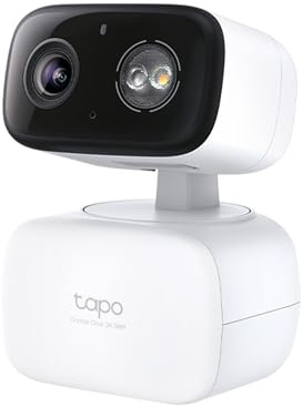 Tapo 2K Indoor/Outdoor Pan/Tilt Wired Security Camera, Baby Monitor, C216 | Person & Baby Cry Detection, 360° Motion Tracking, Color Night Vision, Subscription-Free Local Storage or Optional Cloud