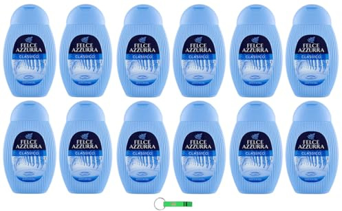 Felce Azzurra Gel Doccia Classico/Inconfondibile Profumo Doccia Gel 250 ml + Portachiavi Beni Culinari