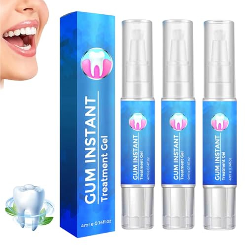 Gum Ease Zahnfleisch gel, Gum Protect Repair Gels, GumErleichterung ParodontalBehandlung Gel, Sofortige Zahnfleischbehandlung und Wiederherstellung, Kontinuierliche Nutzung für Bessere Ergebnisse (3)