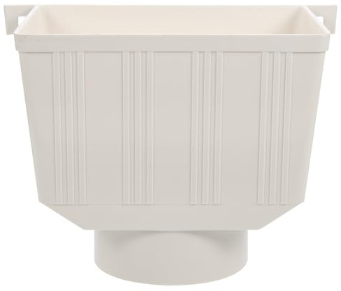Ciieeo Collettore Acqua Piovana PVC 9.8X6.5X6.5 Inch Kit Deviatore Grondaie Facile Installazione per Raccolta Pioggia e Protezione Casa