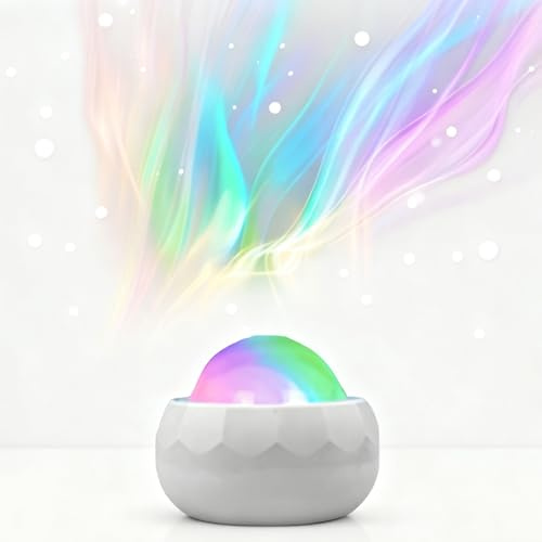 Galaxy Projektor - LED Stern- & Polarlicht-Lampe Mit 6 Einstellbaren Modi | Nachtlichtprojektor | Tragbarer Galaxieprojektor Für Zuhause, Kinderzimmer, Schreibtisch, Party, Innen- Und Außenbereich