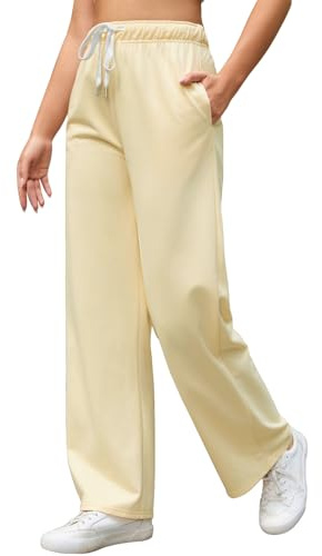 Pantalon Jogging Femme Baggy Confortable Pantalons de Sport Femme Casual Sweatpant Détente Taille Élastique
