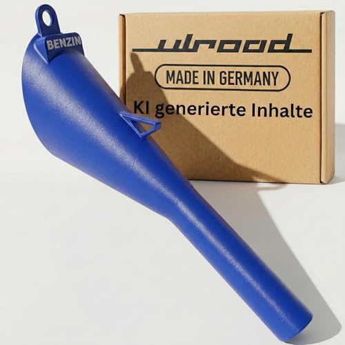ULROAD Benzin Einfülltrichter MADE IN GERMANY Trichter Zum Betanken von Benzin PKWs kompatibel mit Cap-Less System ohne Tankdeckel Fehlbetankungsschutz Adapter