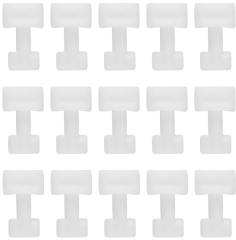 USHOBE Hebillas de Molde para Macetas de Bricolaje en Plástico Blanco, Fáciles de Desmontar y Lavar, Superficie Lisa para Proyectos de Construcción y Jardinería