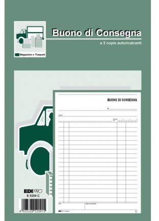 20 X Edipro Blocco consegne E5209 23x15 2C - confezione da 20 blocchi
