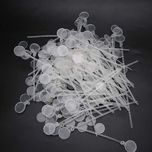 Cikonielf 100PcsTaube Bein Ring Kunststoff Fuß Ringe Geflügel Papagei Ringe Band Anti Falling Langlebige Vögel Huhn Wachtel Taube Fußringe Trainingszubehör Vogel Fußring