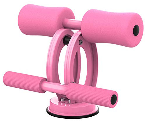 NENGGE Selbstsaugung Situp-Bar Sit-up Hilfen Bauchgerät für Männer & Frauen Tragbare Fitnessgerät Bauchtrainer Haushalts Abdominal Assistent Gerät für Abs Training Zuhause Bauchtraining,Rosa