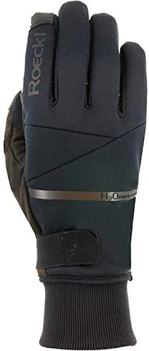 Roeckl Vuno Winter Fahrrad Handschuhe lang schwarz 2023: Größe: 7