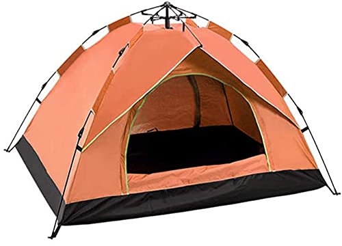 RajoNN Campingzelt, Kuppelzelt, tragbar, automatisch aufklappbares Zelt, 3–4 Mann, Familie, Camping und Wandern, Markisenzelt, wasserdicht und geschützt, Garten, Strand, Wandern, Bergsteigen und
