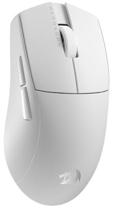 Redragon M916 PRO 3-Modus Wireless Gaming Maus, 49G Ultra-Leicht 26K DPI Maus mit Ergonomischem Natürlichem Griff, Voll Programmierbare Tasten, Software Unterstützt DIY Tastenbelegungen & DPI