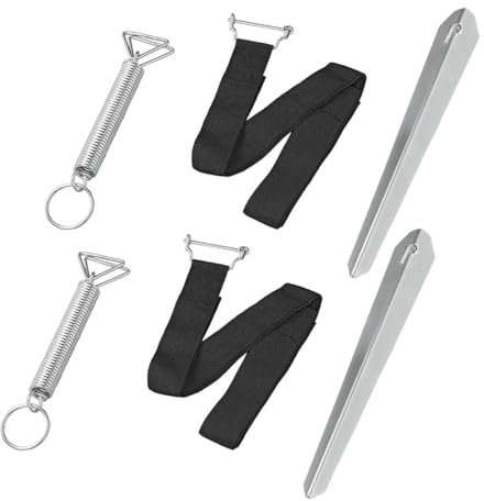 Moritz Sturmband 2X 3,5M Universal mit Schlaufe Wohnmobil Wohnwagen I Sturmsicherung Sturmleine Abspannseil Abspannband Abspannset Kassettenmarkisen Markisenschiene