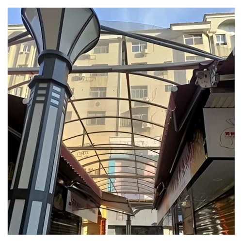 ZHZHXR Dachplatte aus Klarem Polycarbonat PC Endurance Board Leicht zu Biegen Transparente Gewächshausplatten for Garten, Vordächer, Fenster (1.2x2m/3.94x6.56ft)