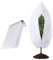 LURNOD Tessuto Non Tessuto per Piante 80×120 cm, Telo per Piante Inverno Antigelo, Copertura Piante Inverno, Telo Protezione Piante Inverno con Coulisse e Cerniera per Giardino Alberi All'Aperto