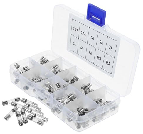 BUGUUYO 100stücke Schnellschlagrohr Sortiertes Kit in Transparenter Box Für Einfache Aufbewahrung Und Transport