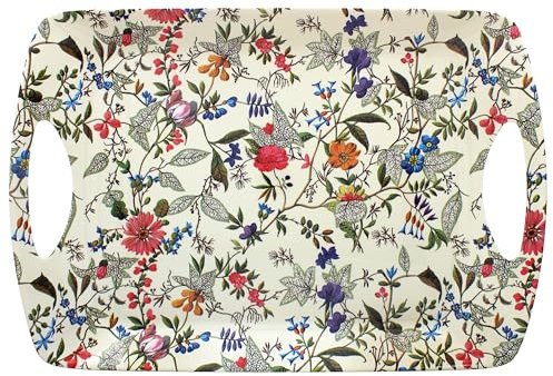 The Leonardo Collection William Kilburn Kilburn Grand Plateau pour Plats de Service | Plateaux de Service pour Accessoires de Cuisine | Joli Plateau de Service pour Servir des Aliments et du thé |