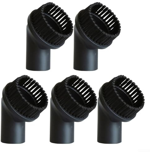 Replacement Suction Cup Brush Head for Nilfisk Wet Dry Vacuum Cleaner Attachment 36mm Diameter Hard Bristle Dusting Brush for Aero Attix Multi Series Pet Hair Carpet Upholstery Hard Floor Radiator