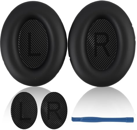 Ohrpolster Kompatibel mit Bose QuietComfort 35 ii, Ersatz Ohrpolster Kopfhörer für QuietComfort 35 II QC35 II, Ersatzpolster für QC25 QC15 QC2, Ae2 Ae2i Ae2w, Avec 2pcs Stimmpad