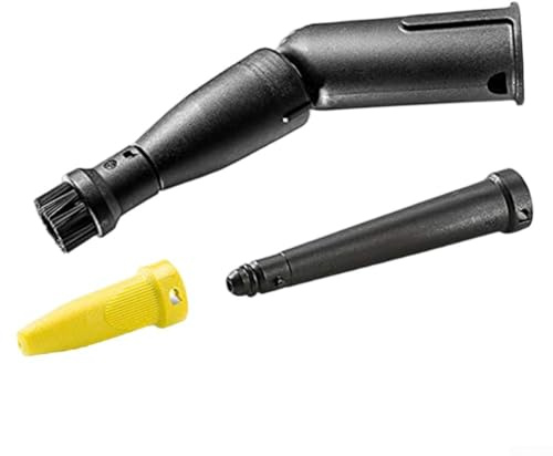 Besttoolifes Juego de cepillo turbo de vapor y boquilla eléctrica para limpiadores de vapor Kärcher SC1-7 con boquilla extendida para zonas de difícil acceso y manchas difíciles