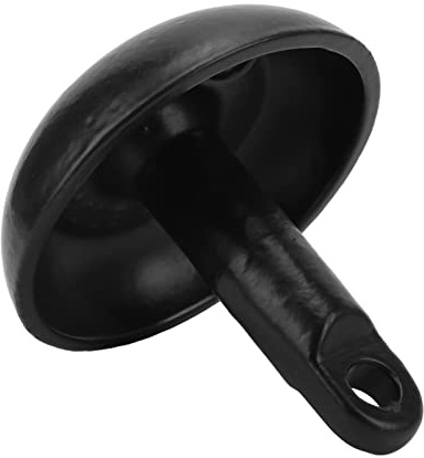 HELEVIA Ancre Champignon en Acier au Carbone de 10 LB avec Fonte Solide, Adaptée aux Bateaux de Pêche, Yachts, Jet Skis, Revêtement Noir pour Les Fonds de Boue ou de Mauvaises Herbes,