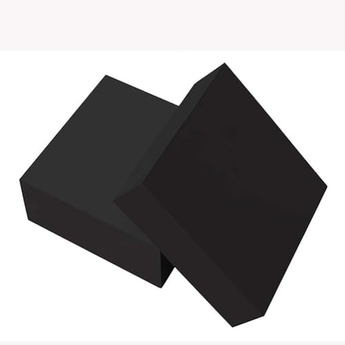 HGOuhK Schwingungsdämpfer Pads 200 mm × 300 Gummiblock, 2er-Pack, Schallschutzpolster for Werkzeugmaschinen(15mm)