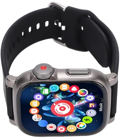Tangxi Lecteur MP3 Portable, Lecteur de Musique Bluetooth 5.4 avec écran Tactile Complet de 2,01 Pouces, Tracker d'activité Portable avec Bracelet de Montre, Haut-Parleur intégré, (128GB)