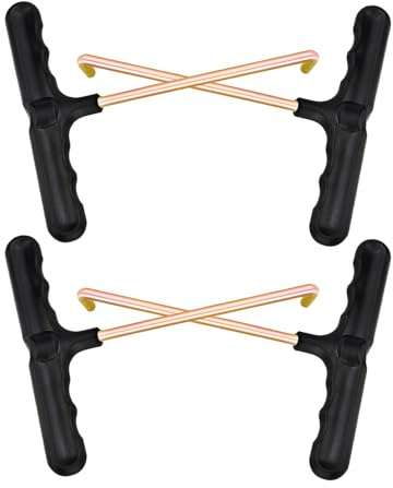 DECHOUS Schnürsenkelspanner Tragbar und Vielseitig Einsetzbar 4 Stück aus Kunststoff in Schwarz für Hockey Schlittschuhe und Eislaufschuhe
