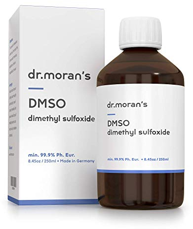 DMSO Pharmaceutical Grade 99.9% Ph. Eur. 250ml | Pure Liquid Dimethyl Sulfoxide Medical Grade in Amber Glass Bottle | Undiluted & Odourless | Made in Germany