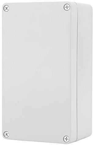 Electrical Junction Box ABS Plastic Electrical Project Box 158x90x60mm IP65 Waterproof Enclosure Instrument Case for Indoor Outdoor Electrical Communications Equipment White