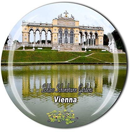 Schloss Schönbrunn Gärten Wien Österreich Kühlschrankmagnet Reise Souvenir Geschenk Zuhause Küche Kühlschrank Dekoration Magnetsticker Kristallmagnet Kollektion