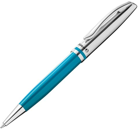 Pelikan Jazz Classic K35 Kugelschreiber Petrol, Metallkuli, nachfüllbar, mit Clip, elegantes Schreibgerät