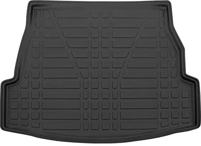 J&J AUTOMOTIVE | Tapis De Coffre sur Mesure pour Rav4 5 Hybrid Depuis 2019 Noir Antidérapant Bord Haut Toutes Saisons Adapté Animaux de Compagnie