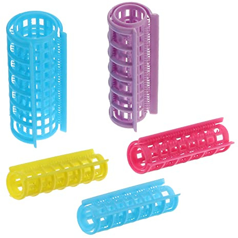 Lurrose Selbsthaftende Haarwalzen 36 Stück 2.6 X 1 Zoll Kunststoff Lockenwickler Für Natürlich Wellenförmiges Haarstyling Ohne Hitze Ideal Für Zuhause Und Reise