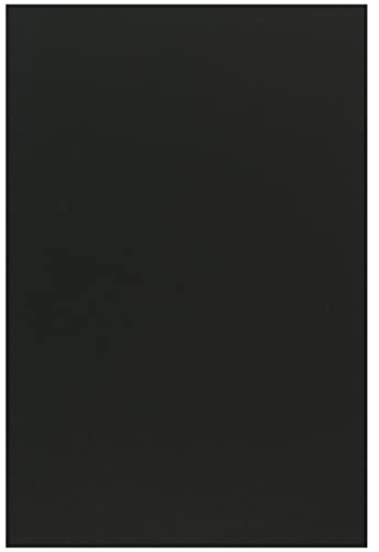 Netuno 25x Tonkarton Schwarz DIN A4 210× 297 mm 210g Sirio Color Nero Feinkarton Kreativ-Karton farbig Bastel-Bogen Naturkarton für DIY Projekte Visitenkarten Basteln