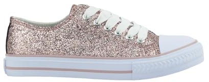 CHATTAWAK Femme Basket Toile Pailettes ANELYSE Pink, 38