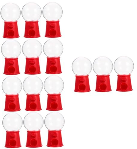 PRETYZOOM 15 Pcs Macchina Della Caramella Bambini Gumballs Macchina Gumballs Macchina Giocattoli Di Caramelle Macchina Piccola Macchina Gumballs Gumballs Macchina Banca Banca