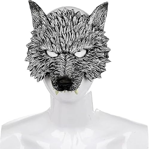 Fartoni Werwolf Maske Oder Wolf Maske. Maske Terror Oder Angst Für Halloween. Zubehör Für Halloween Kostüme. Masken Für Kinder Halloween.