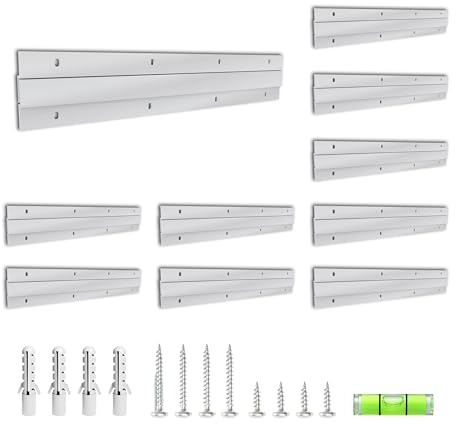Französische Klampe, 30,5 cm, 10 Paar, Spiegelaufhänger-Set, 45,4 kg, Z-Aufhängung, Schwerer Bilderrahmen, Wandmontage, Hardware, Clips, Kleiderbügel, Halterung, Halterung, Klammer, Schrank, Regal
