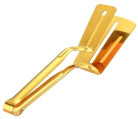 Kustimantu Double spatule, pince à steak, pince à steak double face, spatule de cuisine ergonomique, spatule à barbecue, spatule à poisson pour différents ingrédients