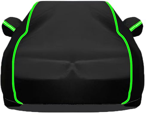 Car Cover Waterproof for M ini Coope Clubman R55 2008-2010 Accessories Oxford Cloth Outdoor Covers for All Weather Dustproof UV Scratch-proof Snow-proof Frost-proof,with Side Door Zipper,Black