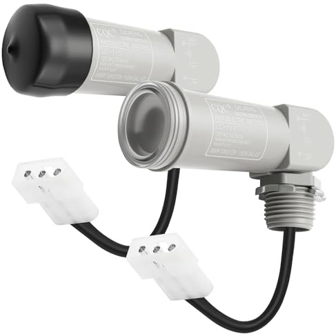Retisee 2set 120vac Dusk to Dawn Light Sensor Switch, Photocell Light Control with Swivel Mount for Outdoor Low Voltage Landscape Lighting Transformer UL Listed