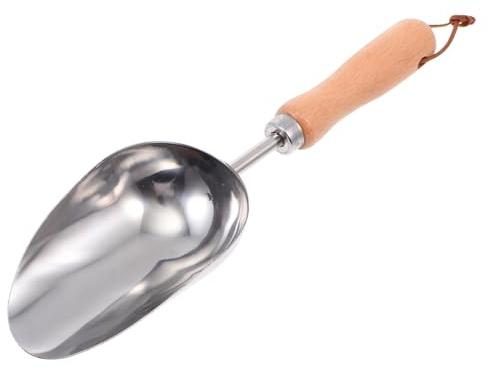TOYANDONA Pelle De Jardin à Manche Bois Petite Pelle à Main Pratique pour Jardinage Outil De Plantation Et Désherbage