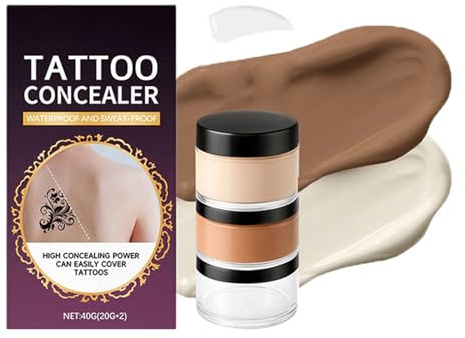 Pintura Corporal Correctora Base Invisible a Prueba de Sudor | Corrector En Crema Impermeable Para Pintura Facial Y Corporal Para , Diario, Clases, Vacaciones, Cosplay Y Eventos