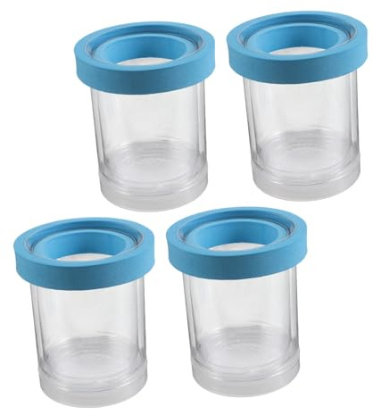 UPKOCH 4pcs Aquarium Breeding Holder Fish Breeding Cage Fish Nursery for Aquarium Egg Incubator Separator Floating Incubator Blue
