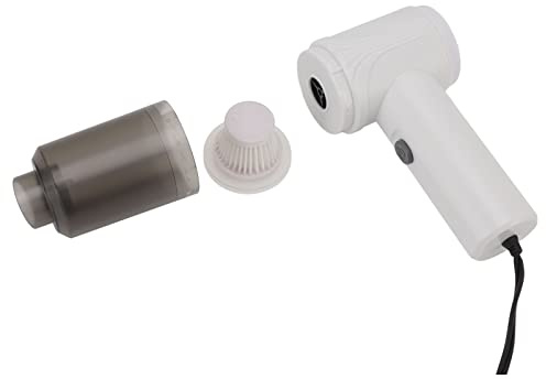 Pongnas Aspirateur de Voiture Portable 12 V à 360 ° et Lavable sans Effort (White)