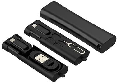USB-adapter set kabel organisatör väska USB C väska för Iphone 17 16 15 14 13pro max Lightning laddningskabel kabelväska förvaringslåda resa förvaring väskor datakabel väska smart låda mikro USB sim