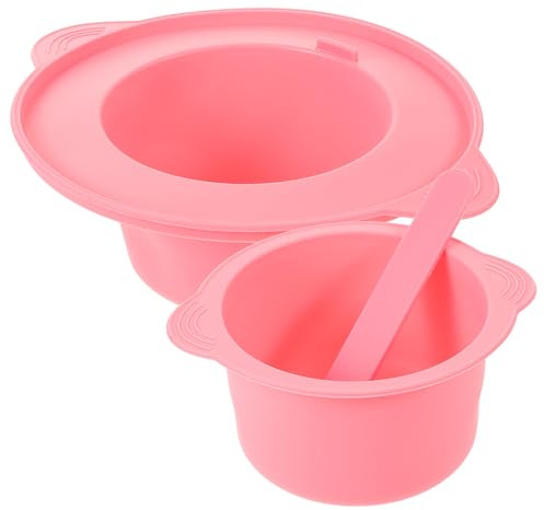 ADOCARN Antihaftbeschichtete Silikon Maskenmischschüssel 400 Ml für Selbstgemacht Temperaturbeständig und Leicht zu Reinigen zum Wachsschmelzen und Kosmetischen Wiederverwendbar